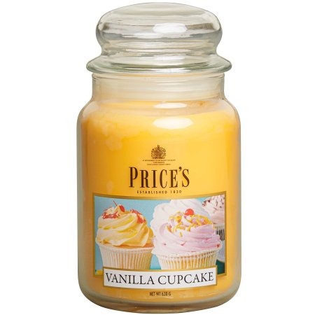 Price's Candles Large Jar Vanilla Cupcake
